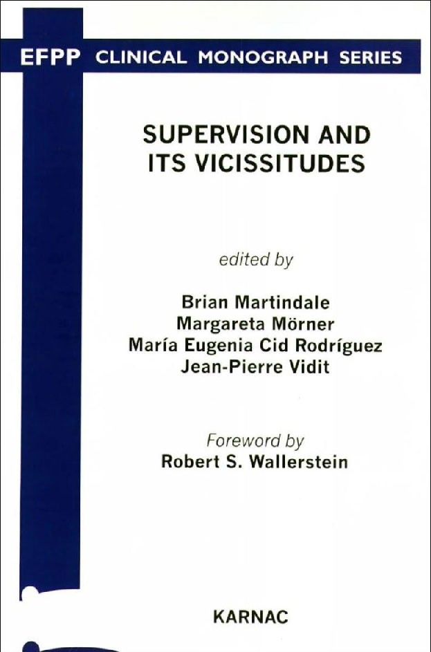 Supervision and its Vicissitudes Cover - Supervision and its Vicissitudes